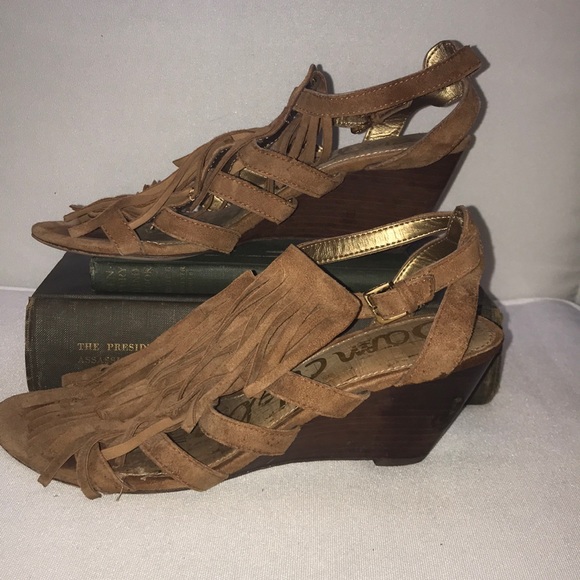 Sam Edelman fringe sandals 6.5 - Picture 2 of 8